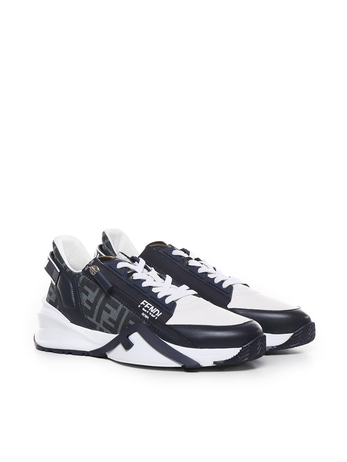 Fendi Sneakers White, Blue Mesh