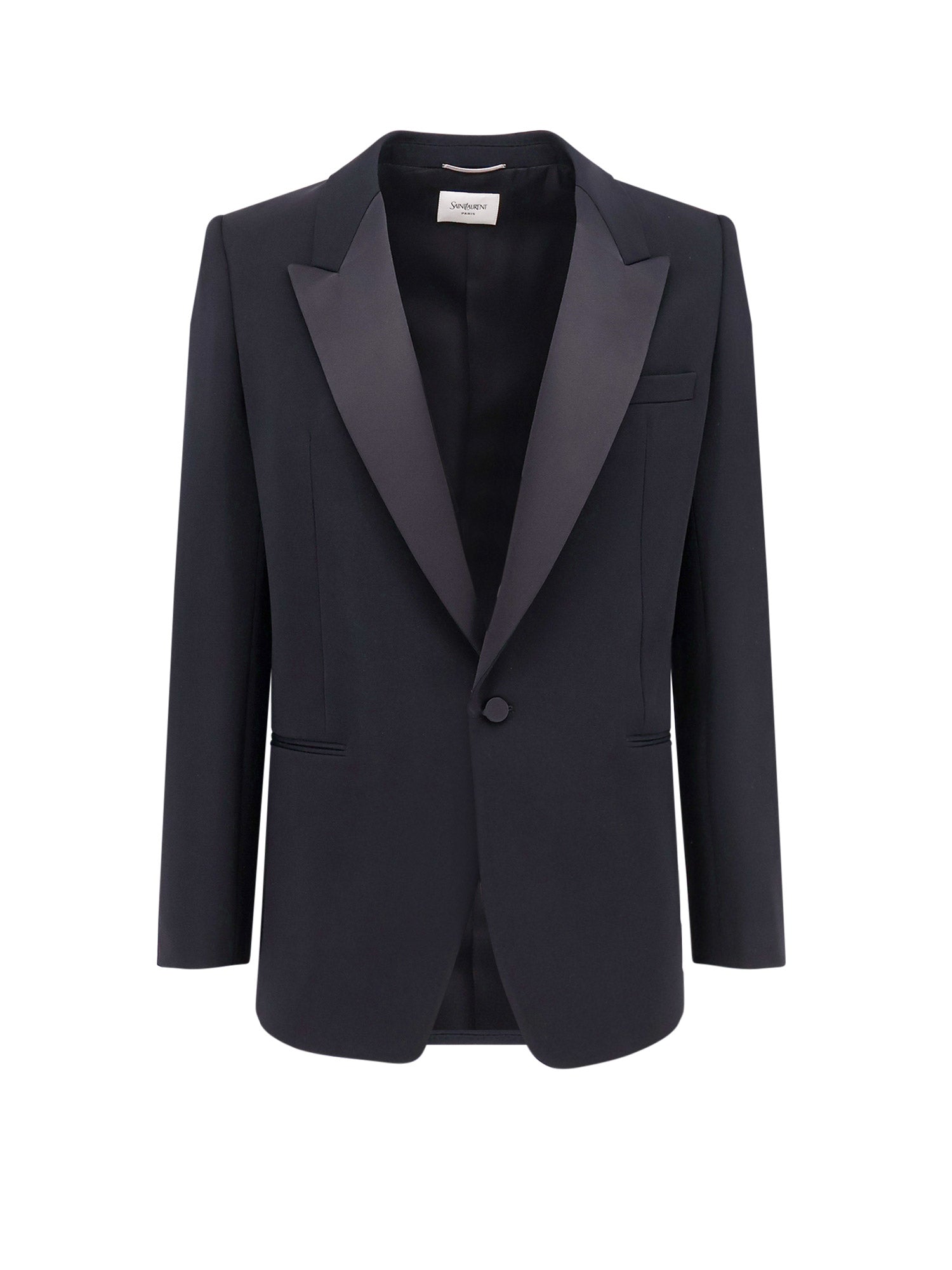 Saint Laurent Clothing Black Lana Certificata