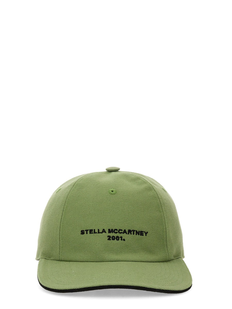 Baseball Hat With Logo Embroidery Brown Cotton Acrylic
