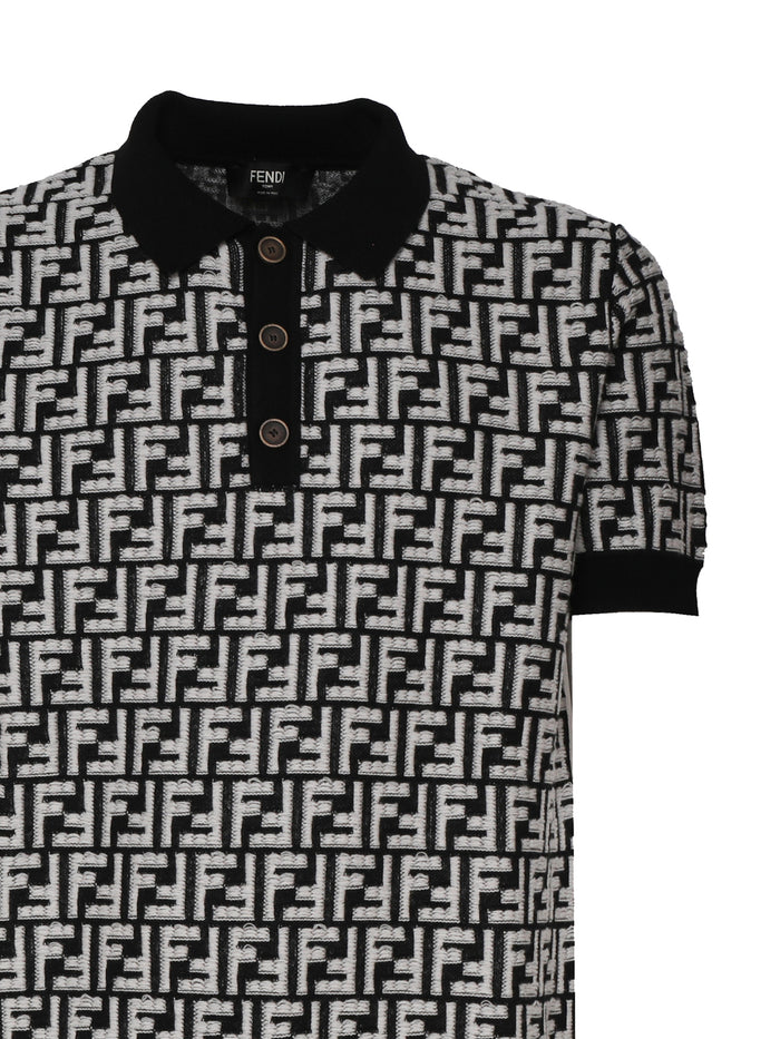 Fendi T-Shirts And Polos Black