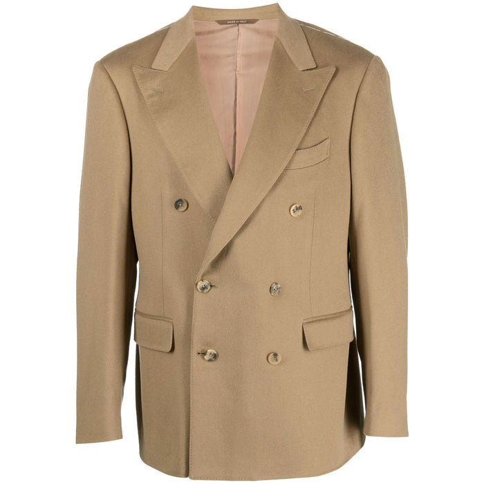 Jacket Canali Brown Lining Cupro