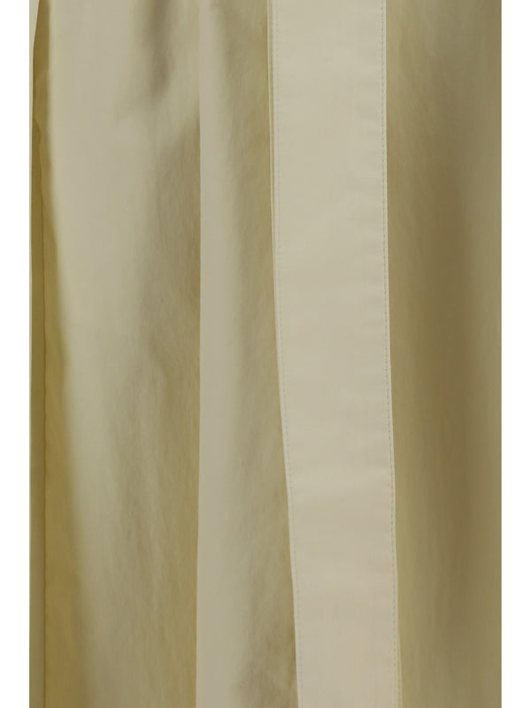 Trench Coat Cream Cotton & Raincoats