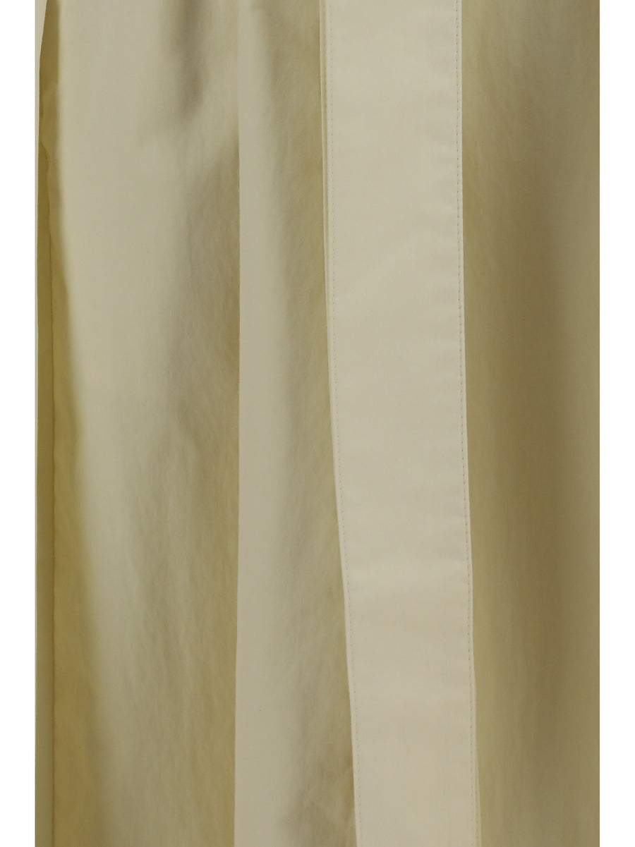 Trench Coat Cream Cotton & Raincoats