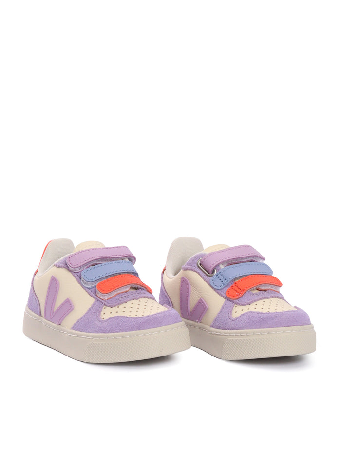 Small V-10 Leath Cashew_mult-Orchid Sneakers Purple Kid