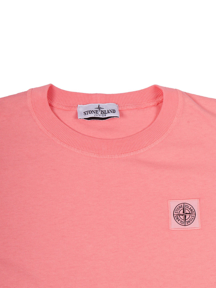T-Shirt Pink Cotton Short Sleeves