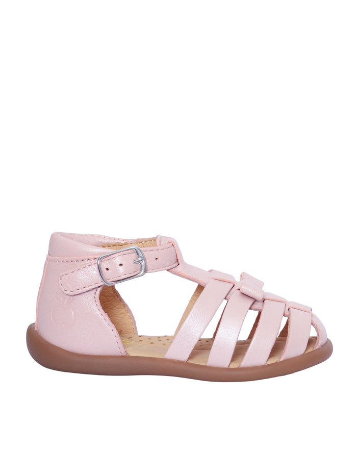 Stand-Up Knot Shoes Pink Sandal