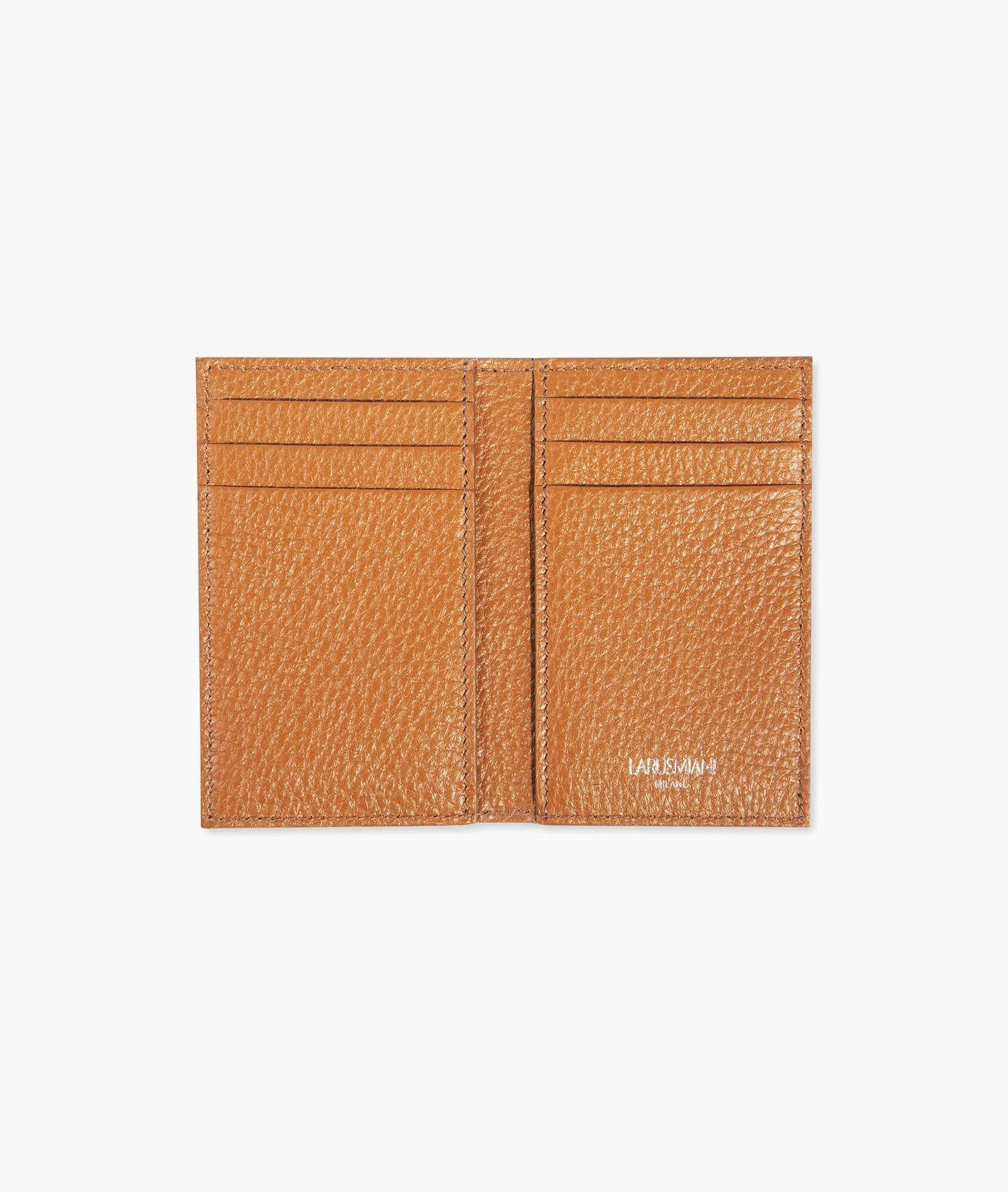 Vertical Card Holder Amedeo Olive Credit And Business