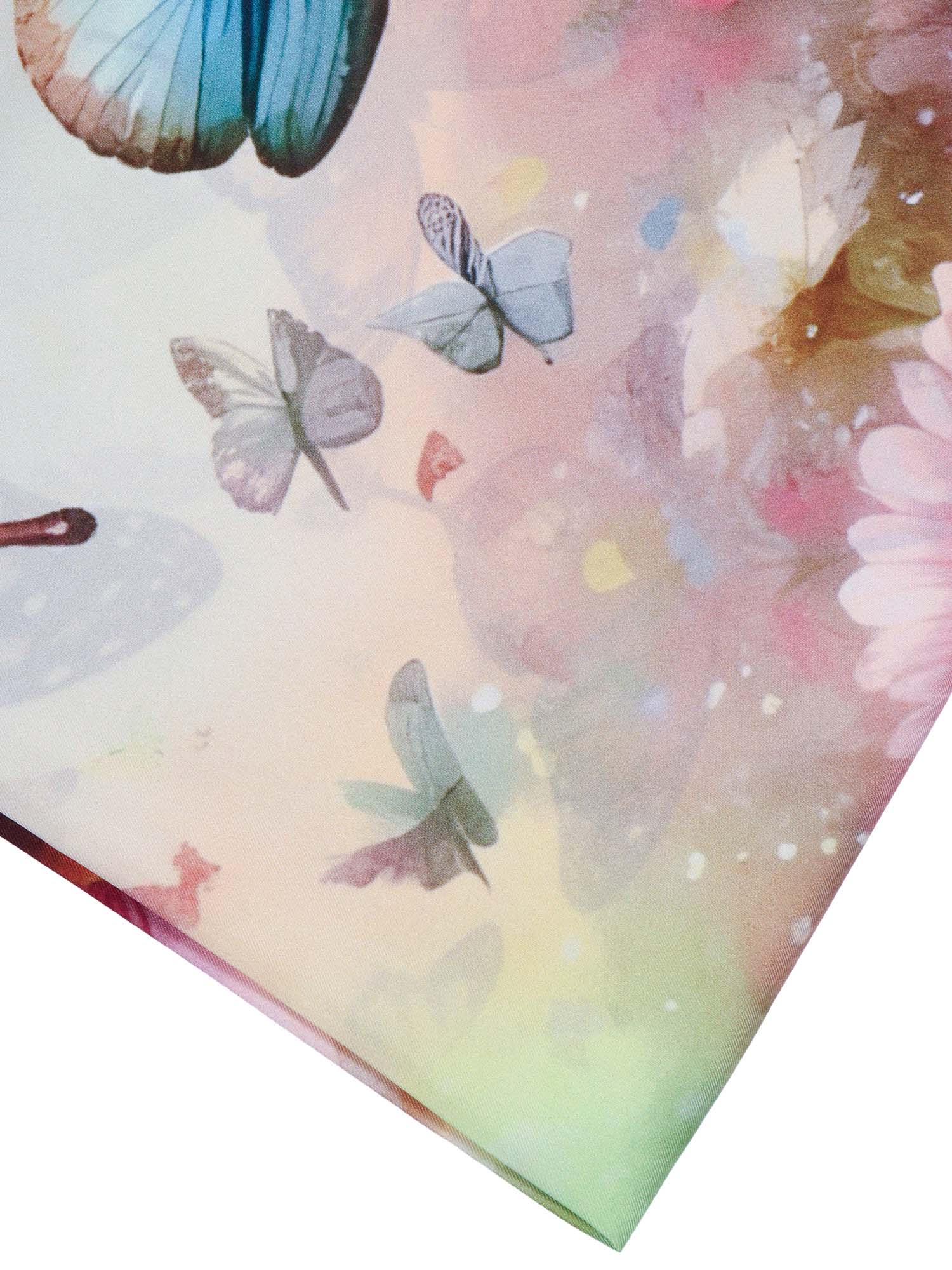 Oceano Stole Pink Silk Scarf