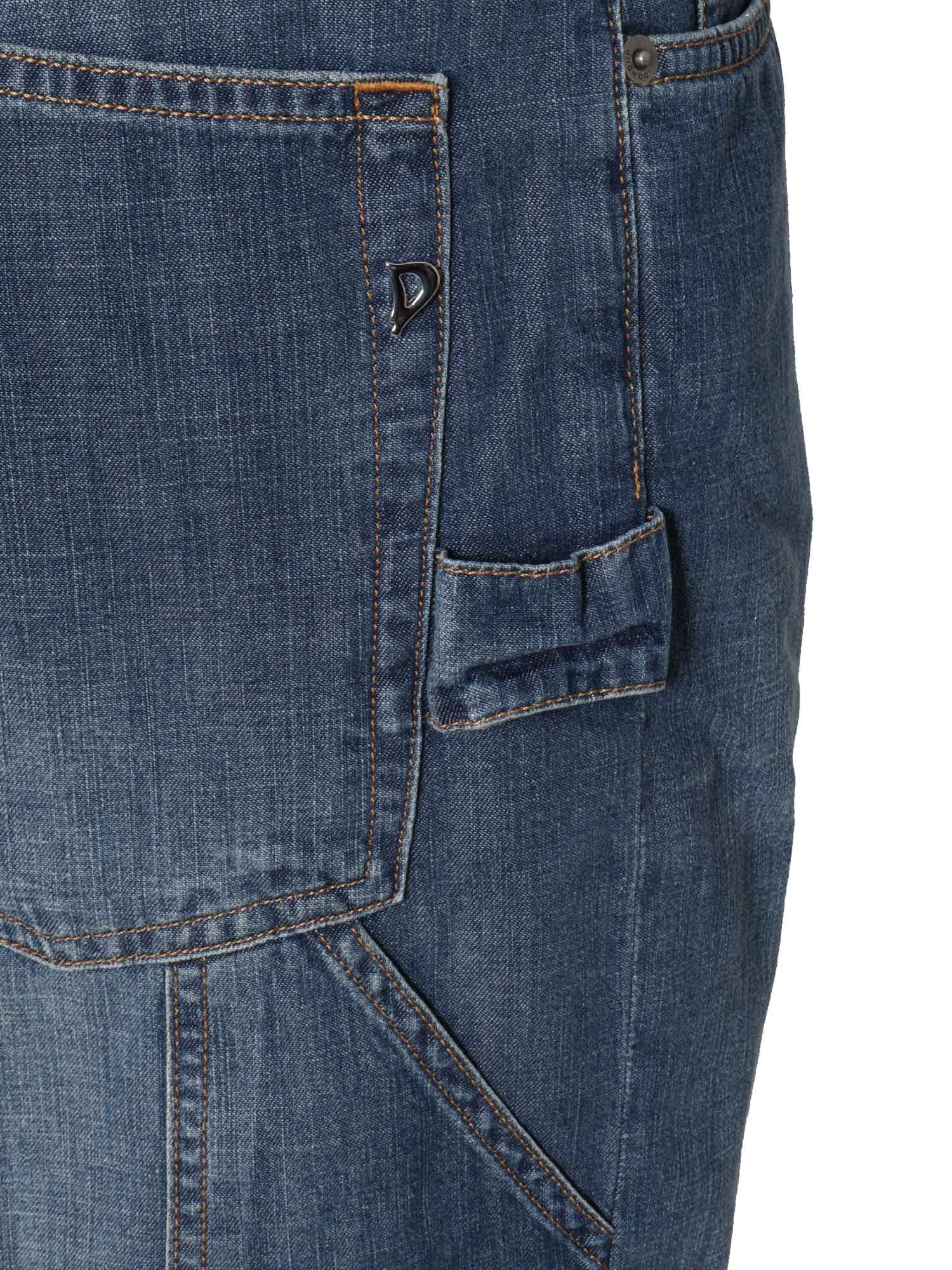 CARRIE PANTS Blue Cotton Jean