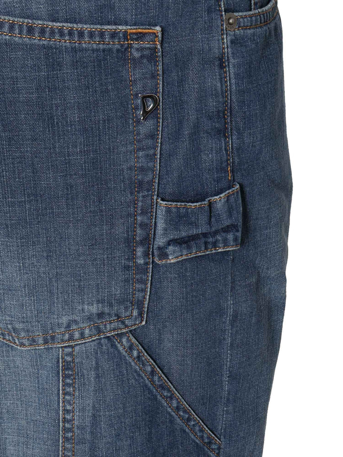 CARRIE PANTS Blue Cotton Jean