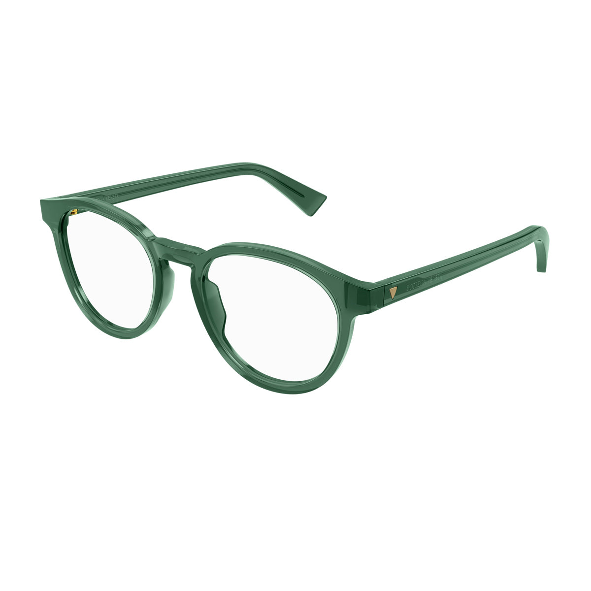 Bottega Veneta BV1225O Linea New Classic 006 Green Trasparent Verde Acetate Occhiali Da Vista