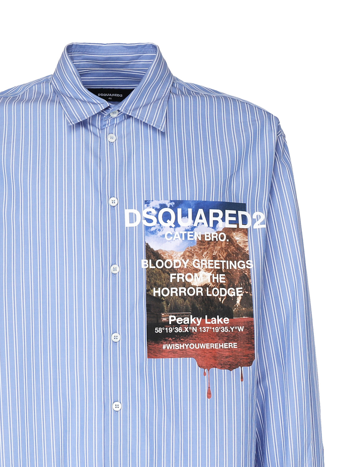 Dsquared2 Shirts Light Blue, White