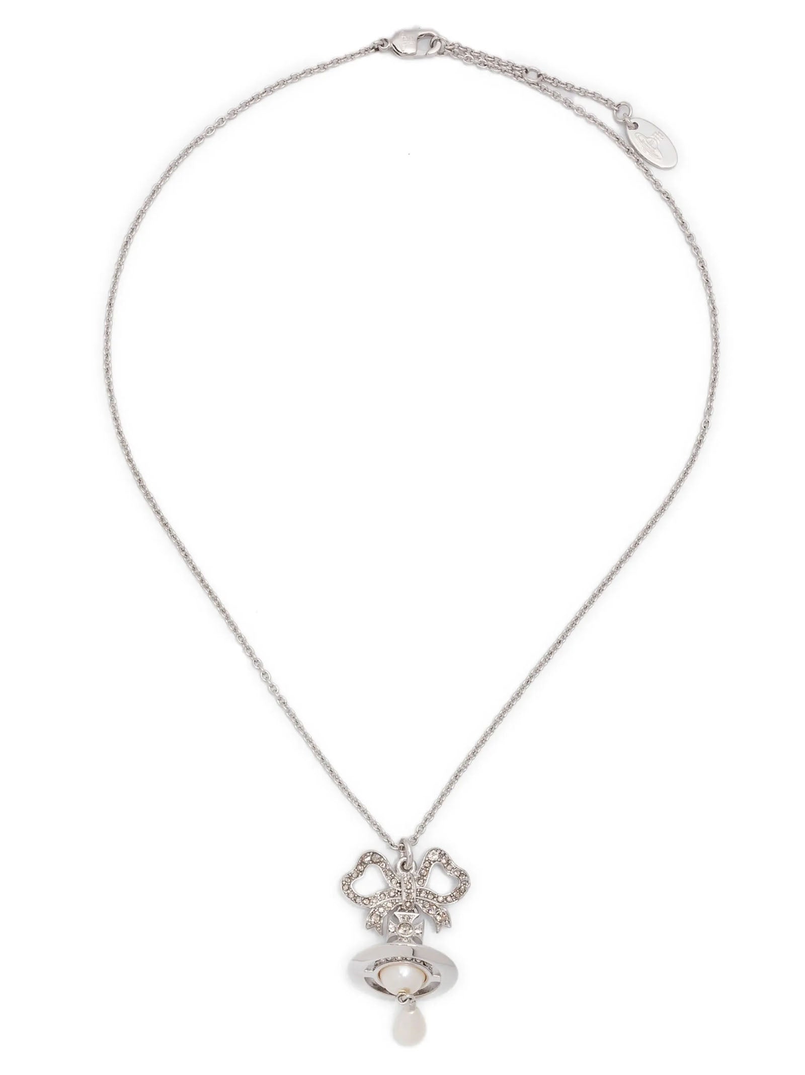 Rigoberta Necklace Silver Brass Jewelry