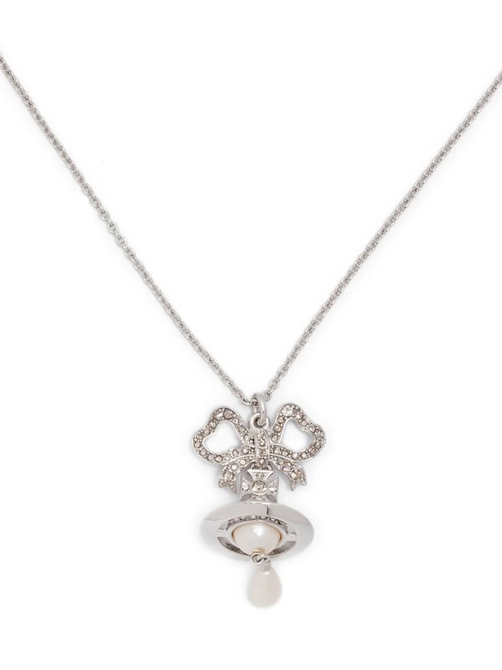 Rigoberta Necklace Silver Brass Jewelry