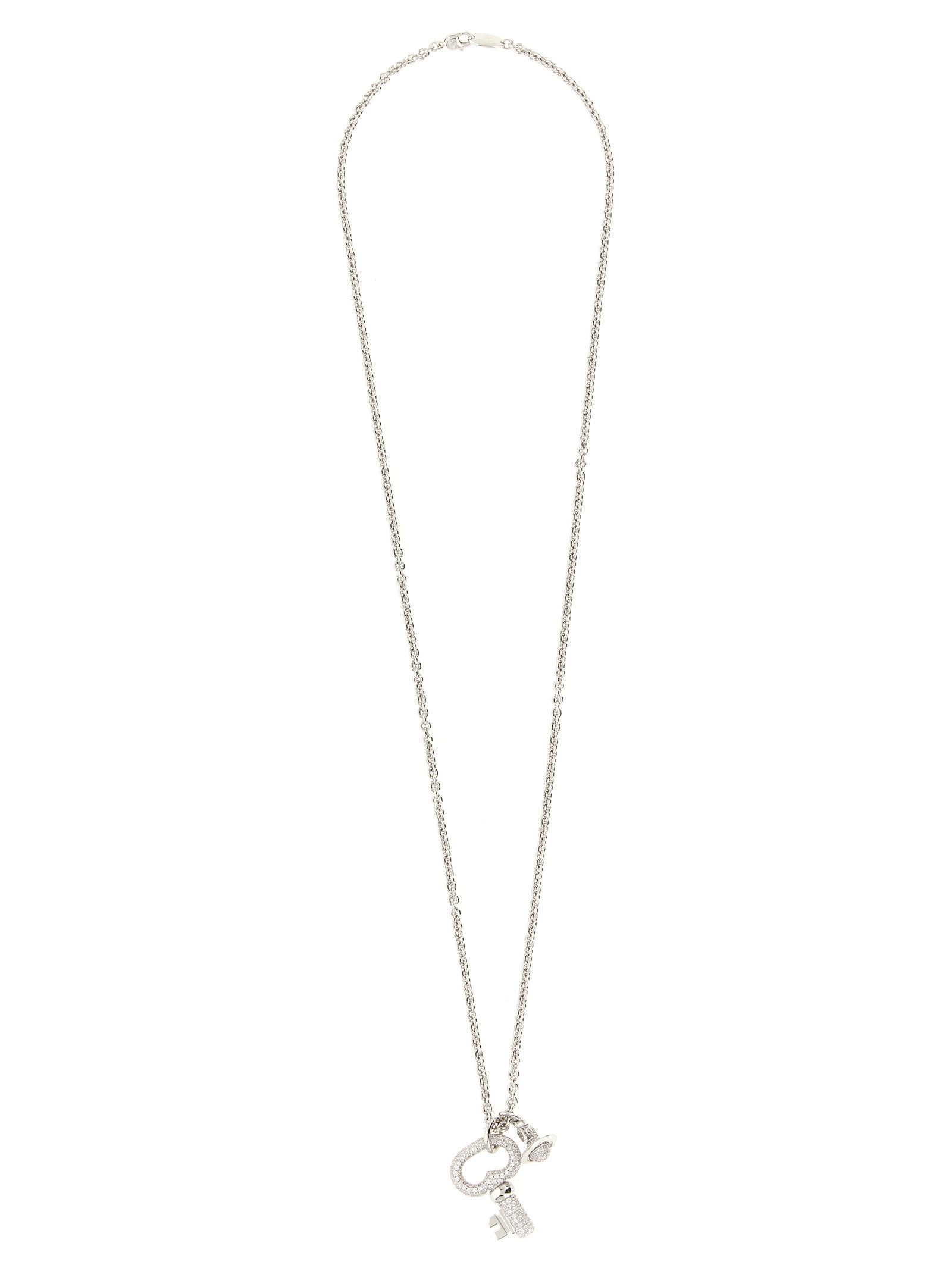 Ovidia Necklace Silver Brass Jewelry