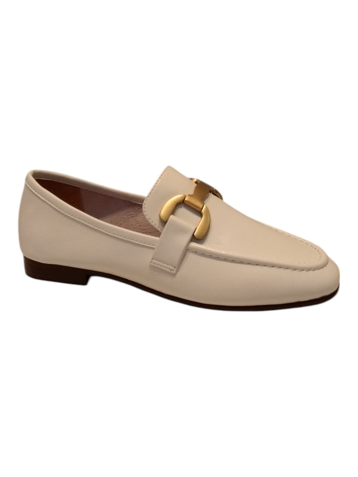Suede White Calf Leather Shoe