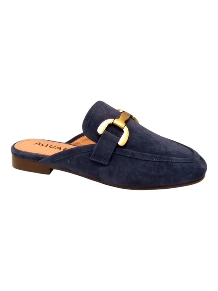 Salones Kid Blue Shoe