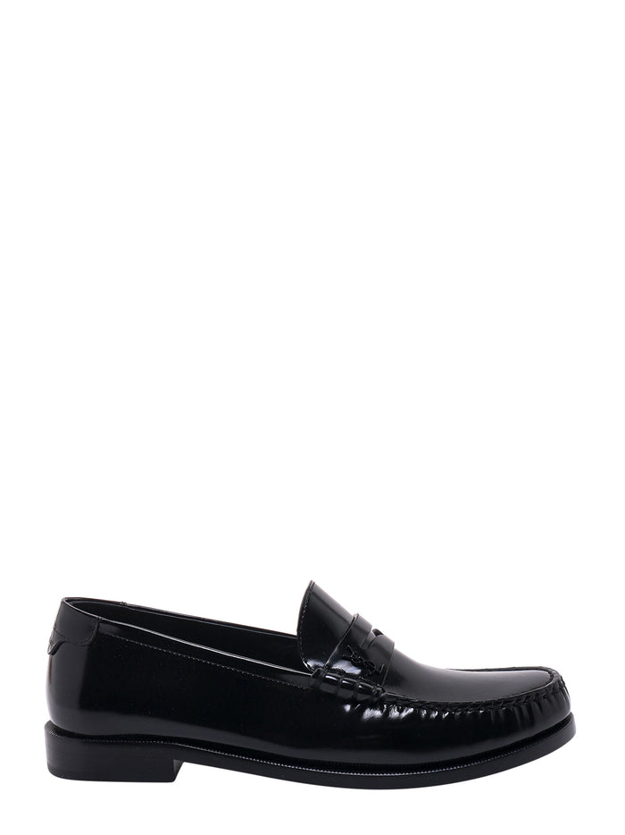 Saint Laurent Flat Shoes Black Pelle