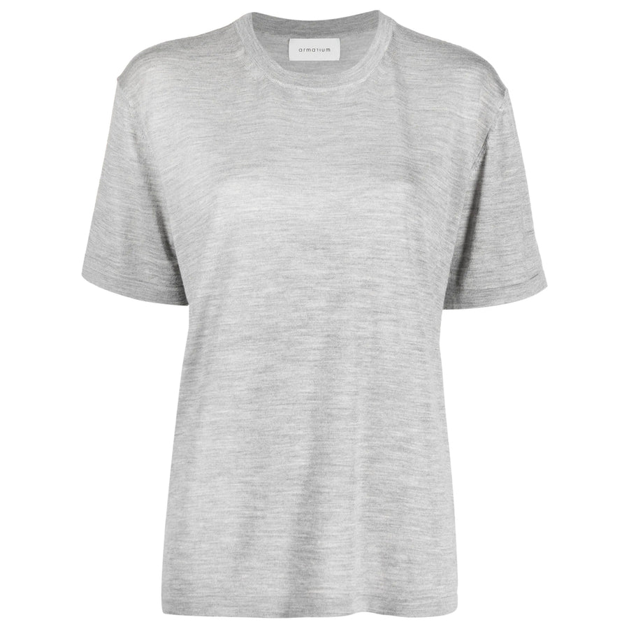 Armarium Light Grey T-Shirt Virgin Wool T-shirts & Jerseys