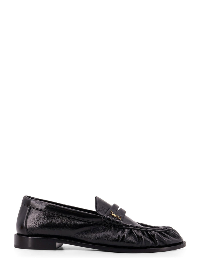 Saint Laurent Flat Shoes Black Pelle