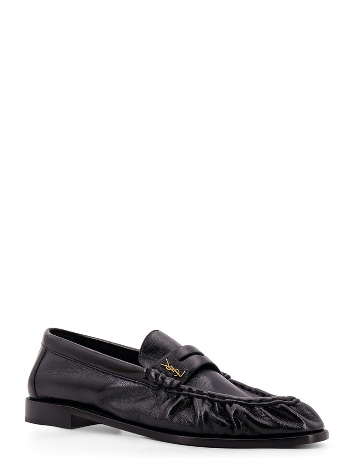Saint Laurent Flat Shoes Black Pelle