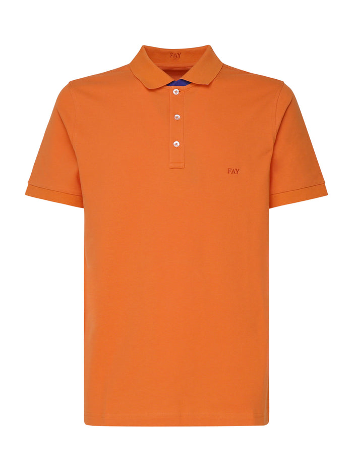 Fay T-shirts and Polos Orange Cotone