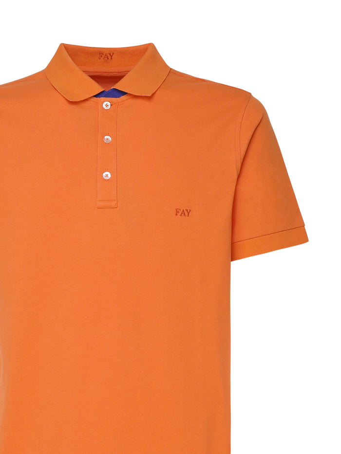Fay T-shirts and Polos Orange Cotone