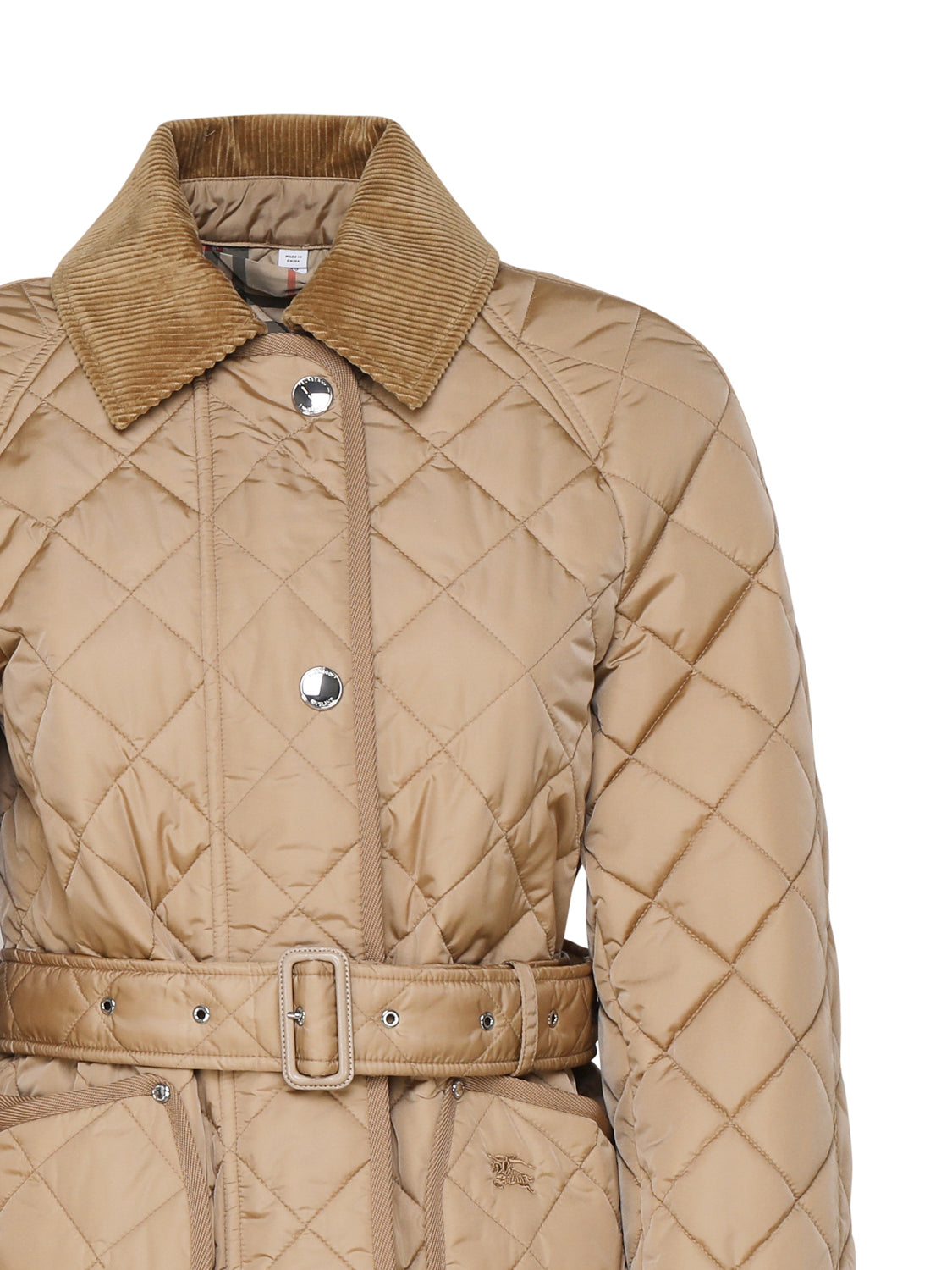 Burberry Coats Beige Polyamide (nylon)