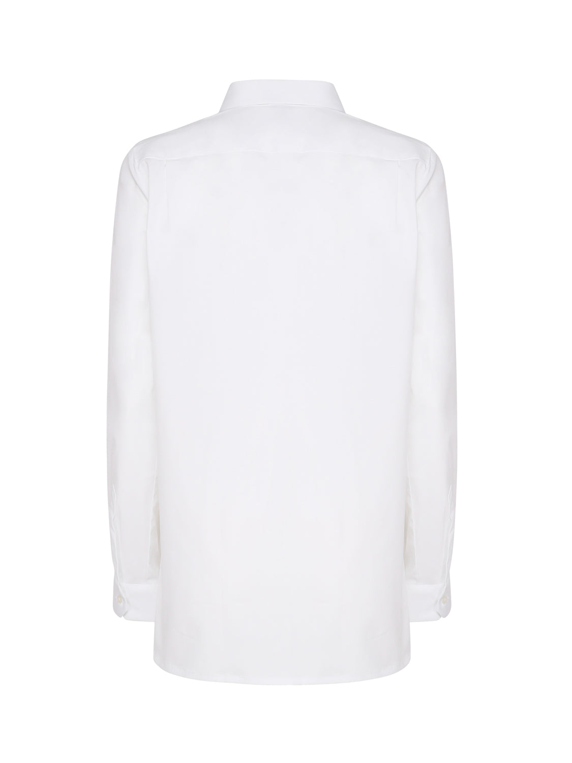 Fay Shirts White Cotton Elastane