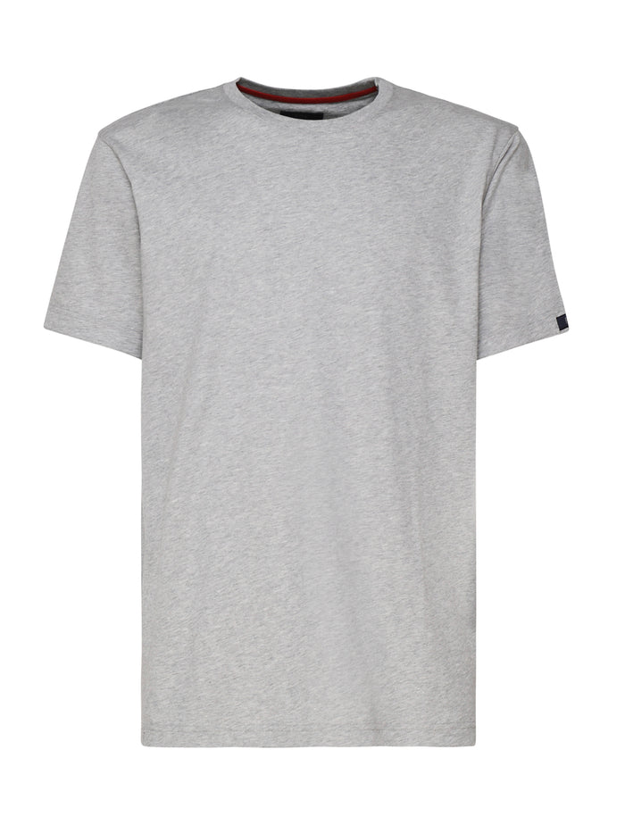 Fay T-Shirts And Polos Grey Cotton
