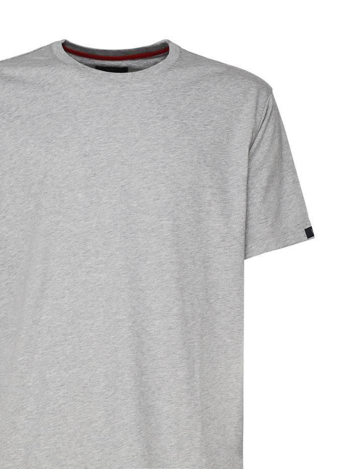 Fay T-Shirts And Polos Grey Cotton