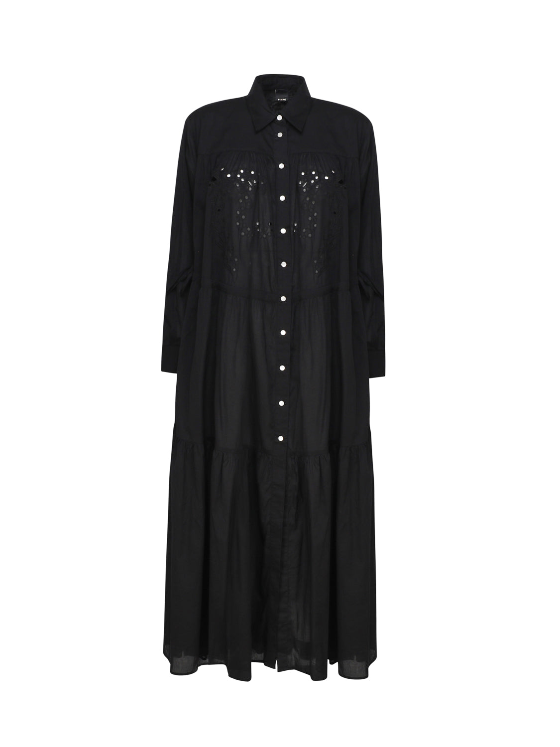 Pinko Dresses Black Cotton