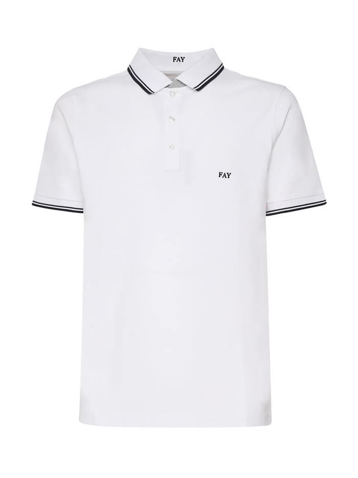 Fay T-Shirts And Polos White Cotton