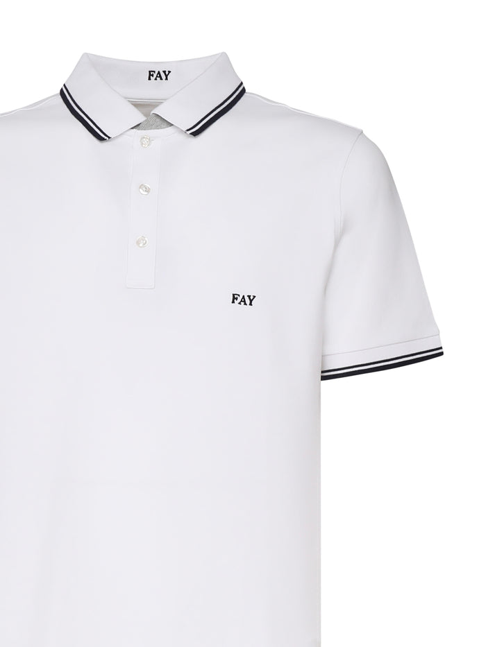 Fay T-Shirts And Polos White Cotton