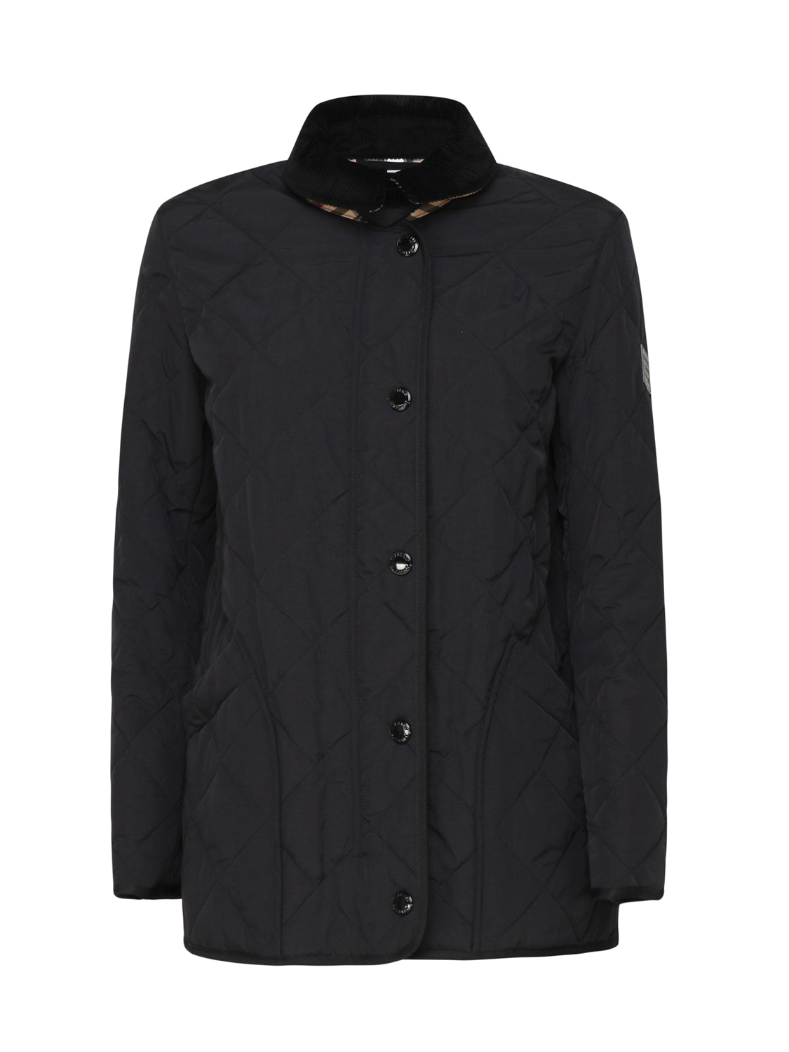 Burberry Coats Black Polyamide (nylon)