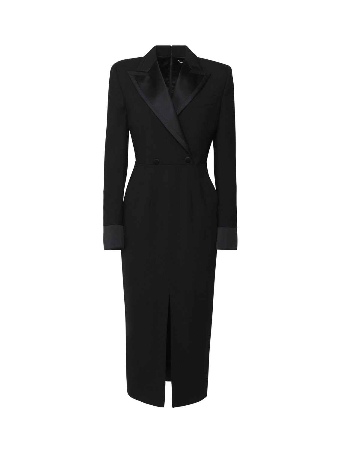 Dolce & Gabbana Dresses Black Wool Elastane
