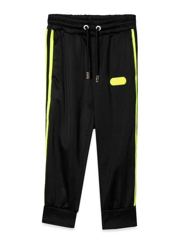 Trousers Triacetate Black Polyester