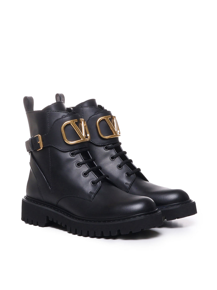 Valentino Garavani Boots Black Calfskin