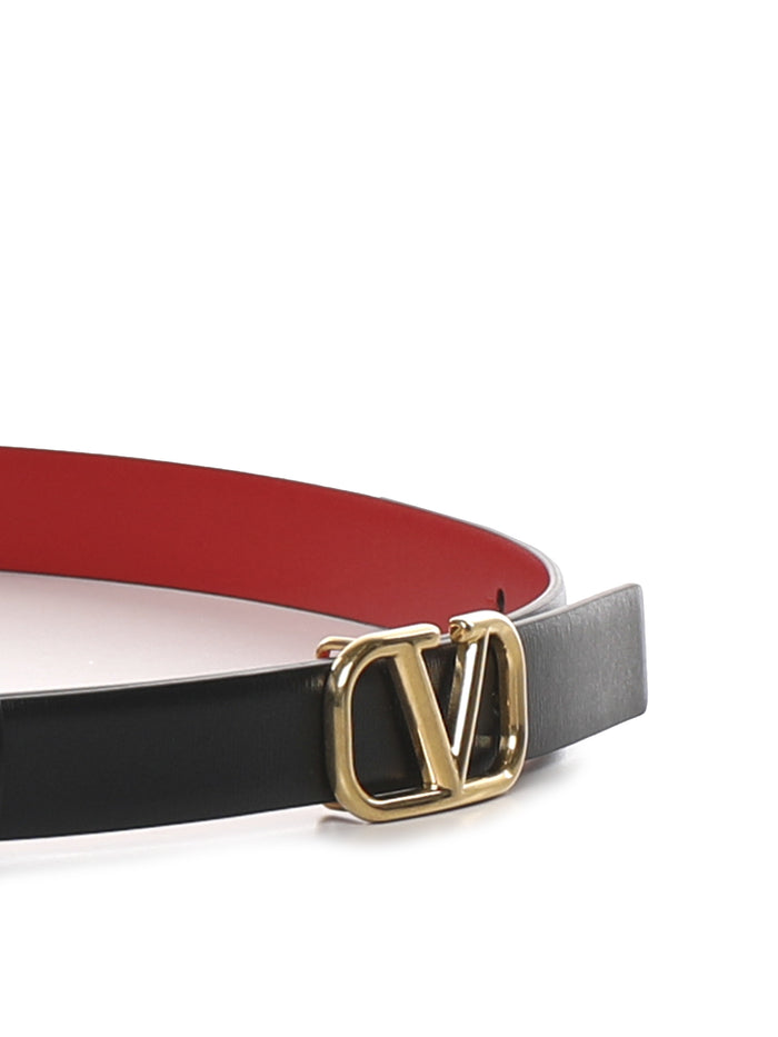 Valentino Garavani Belts Black, Red