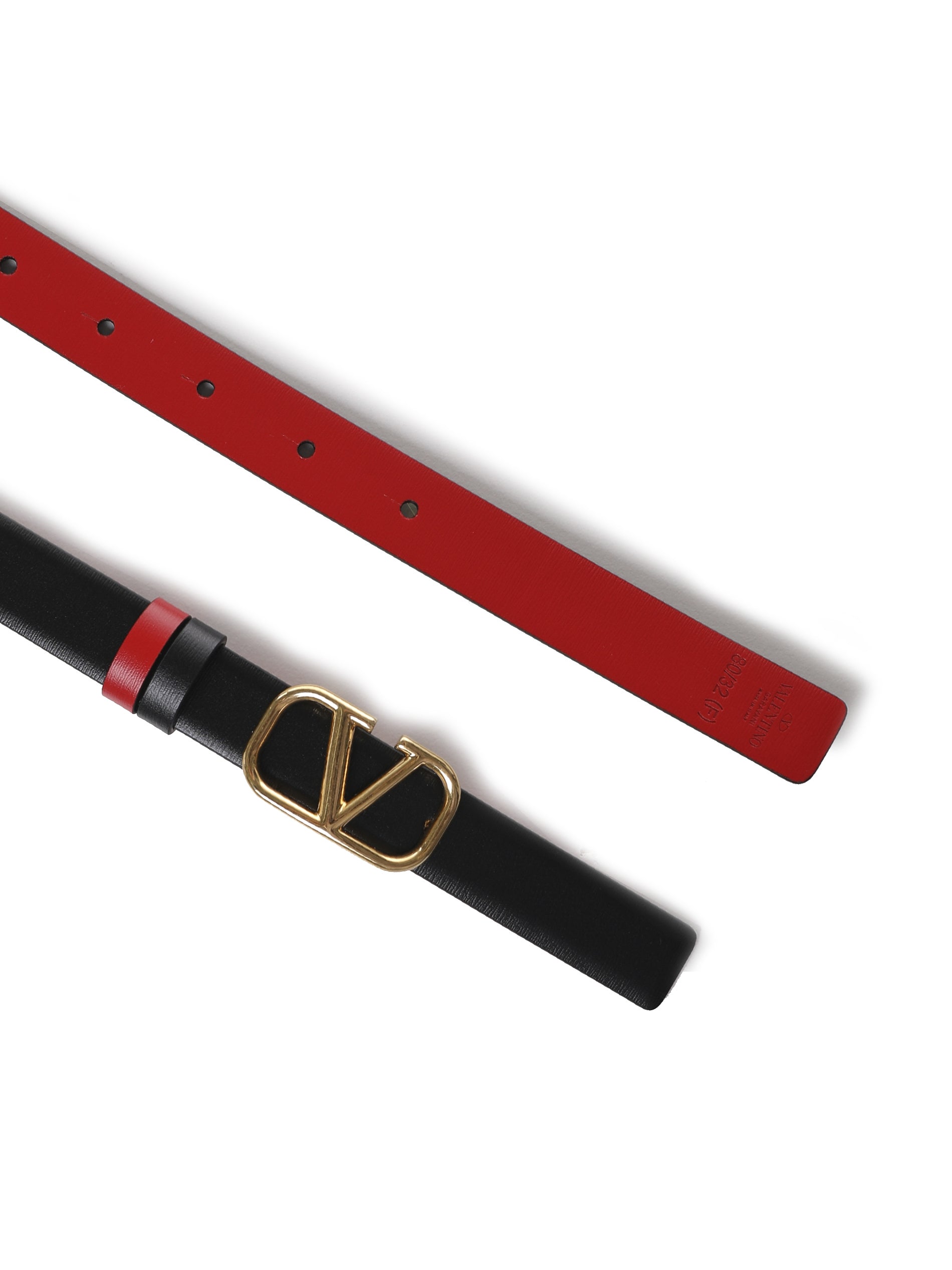Valentino Garavani Belts Black, Red
