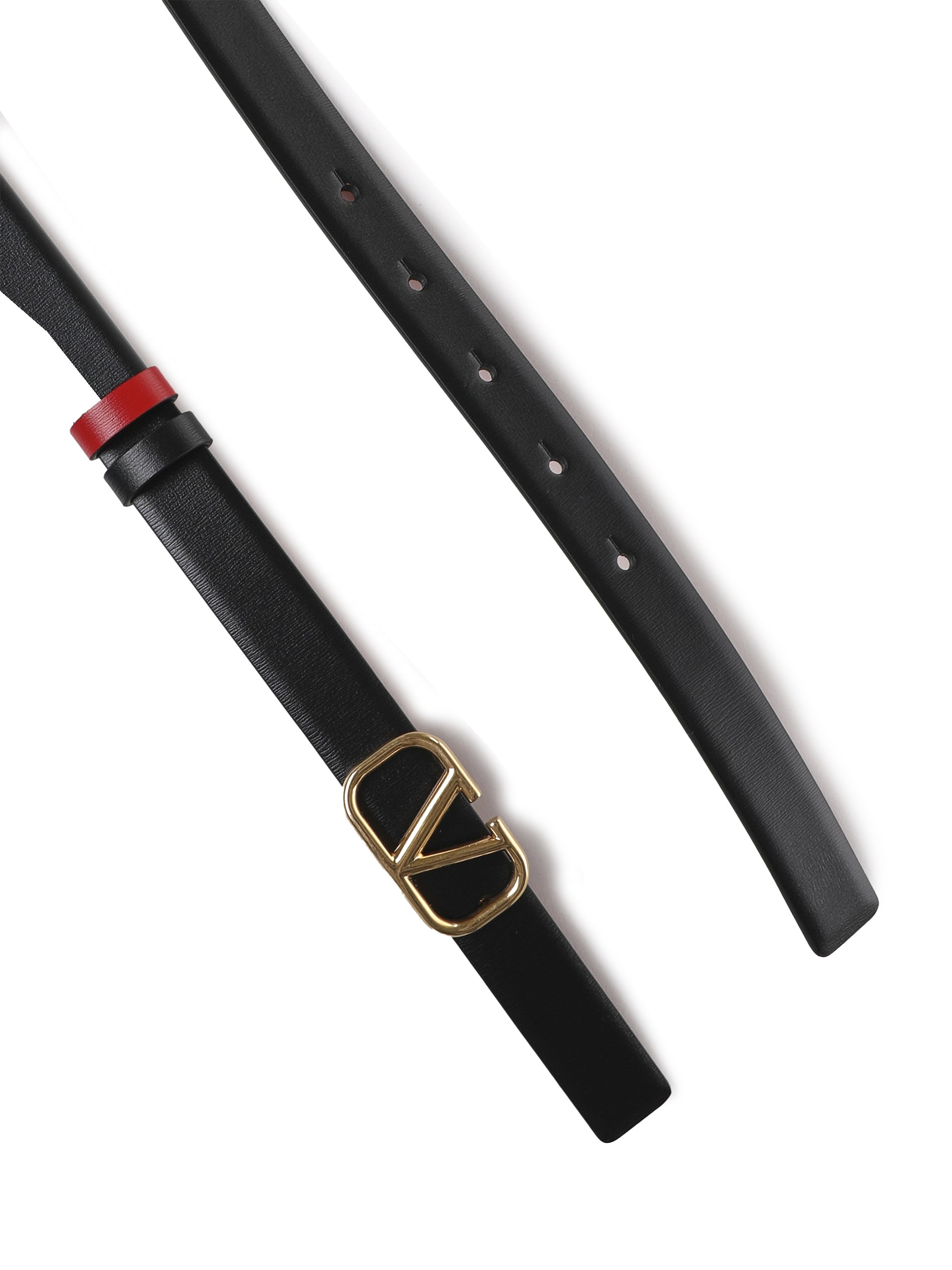 Valentino Garavani Belts Black, Red
