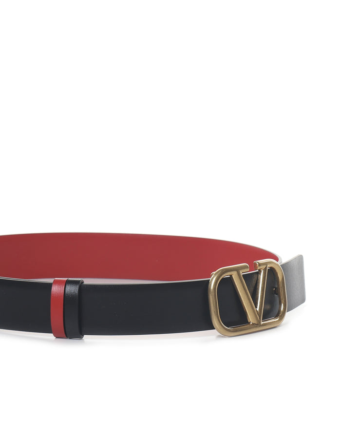 Valentino Garavani Belts Blak, Red