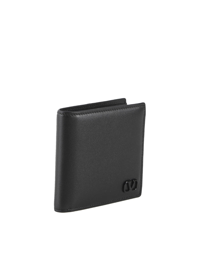 Valentino Garavani Wallets Black Calfskin