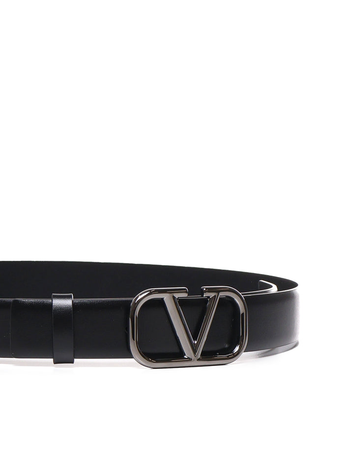 Valentino Garavani Belts Black Calfskin