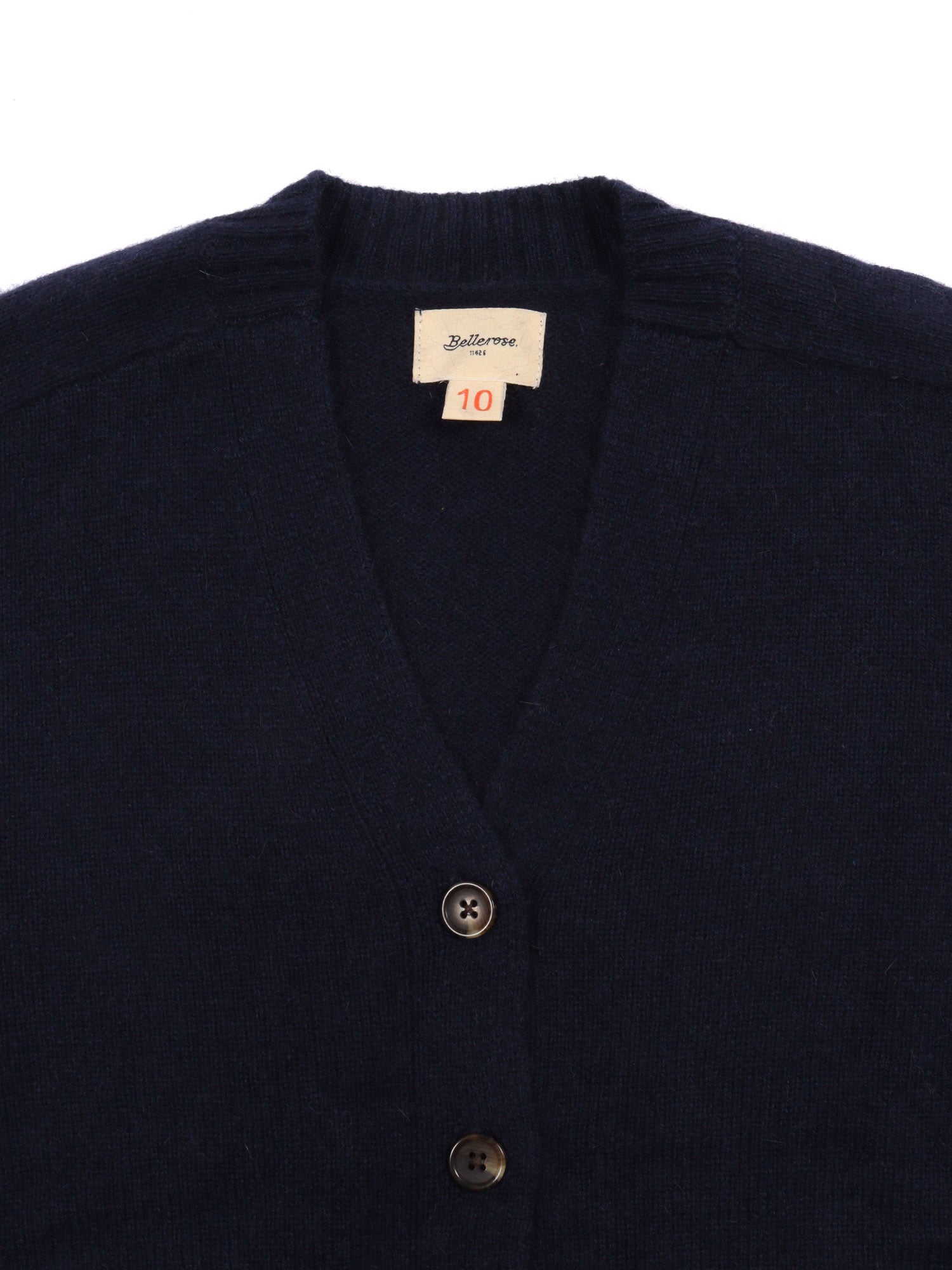 Gomp K1697u Knitwear Blue Polyamide Hair Wool Crewneck