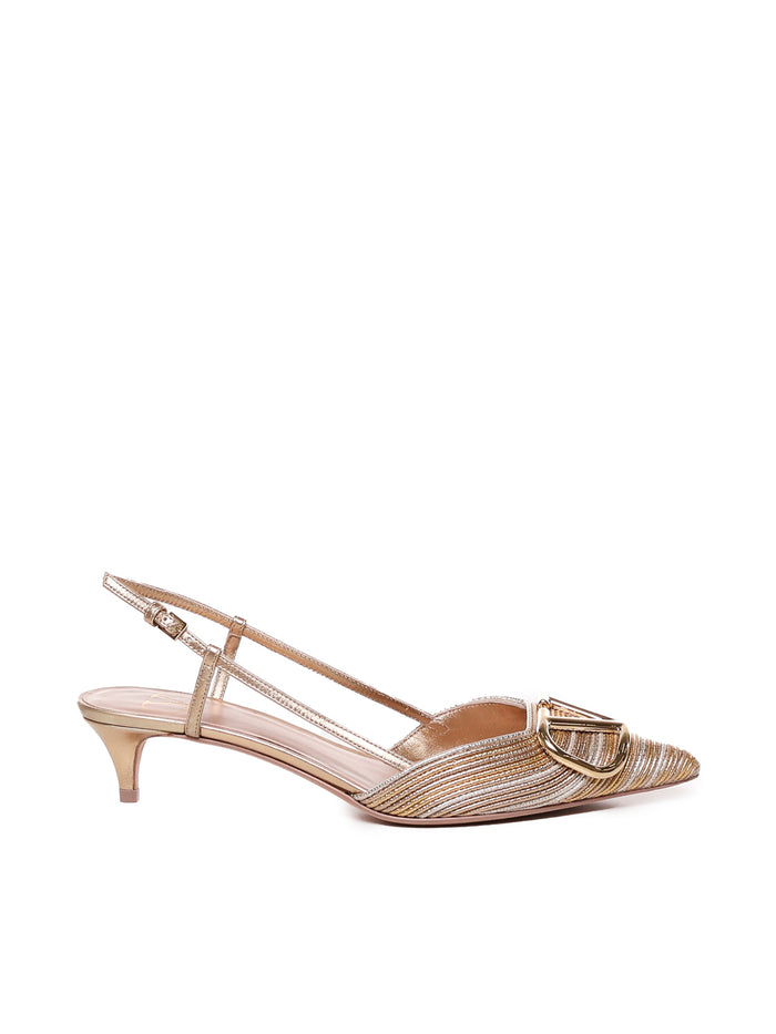 Valentino Garavani With Heel Gold, Silver