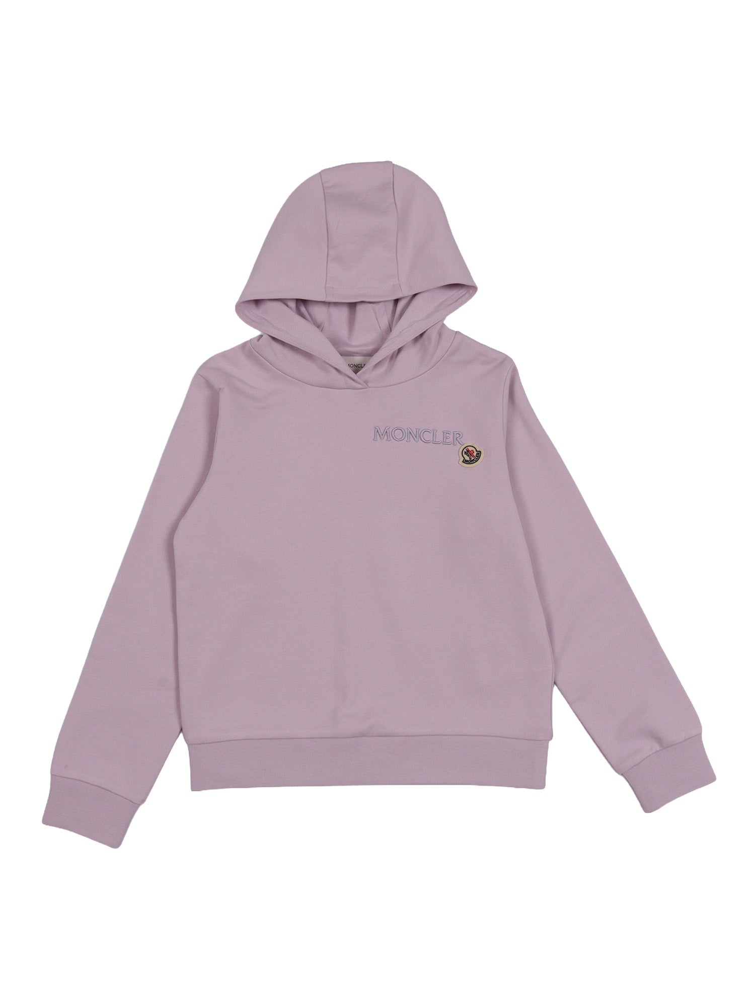 HOODIE SWEATER Pink Cotton Hood Lining Crewneck