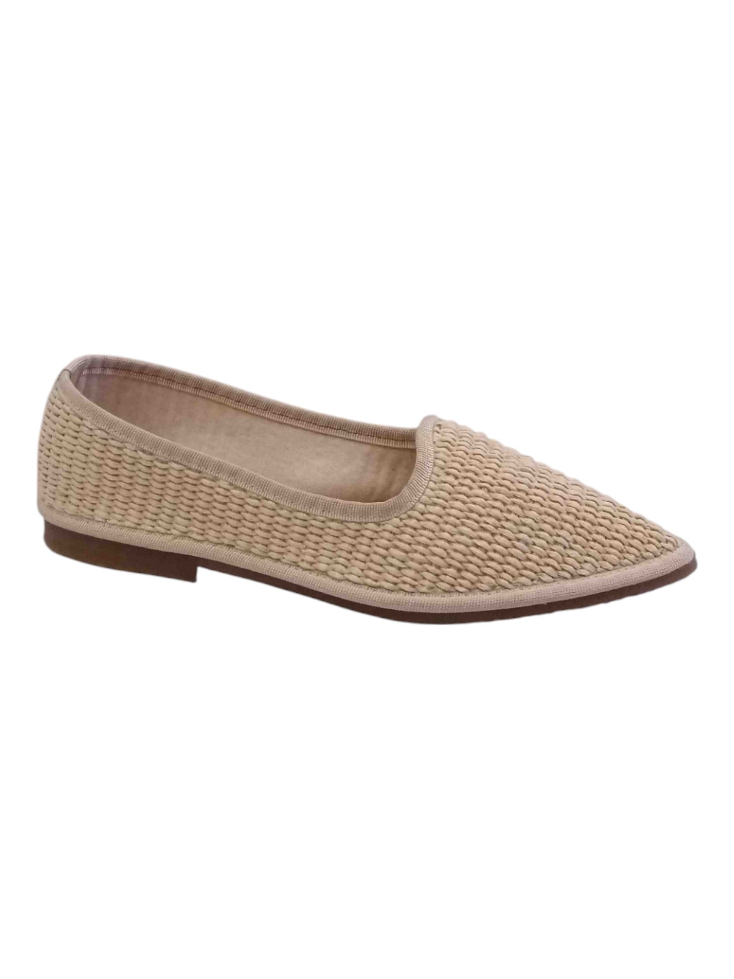 Friulana Sacchetto Punta 28 Nude & Neutrals Raffia | Shoe