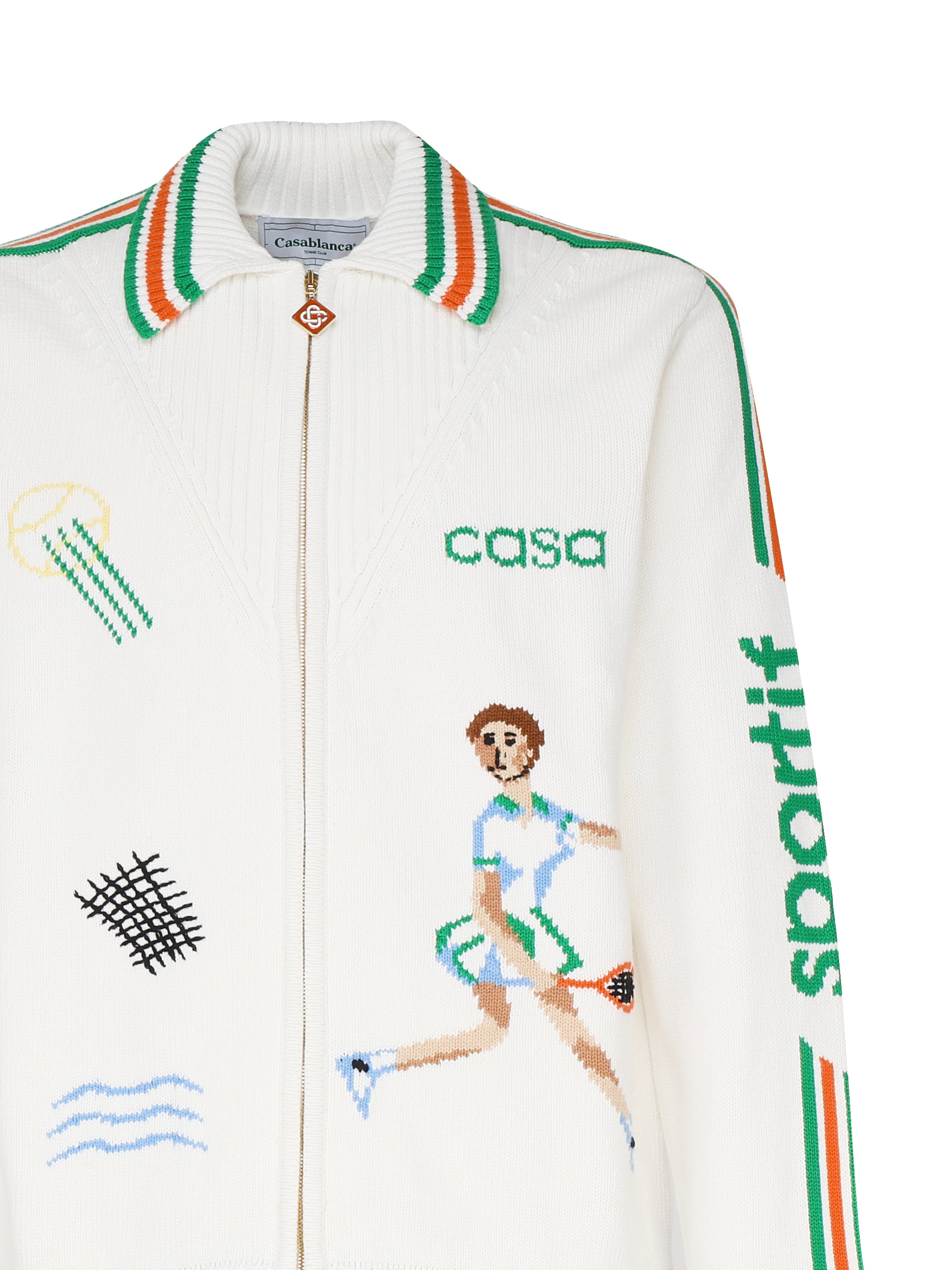 Casablanca Jackets White Polyester