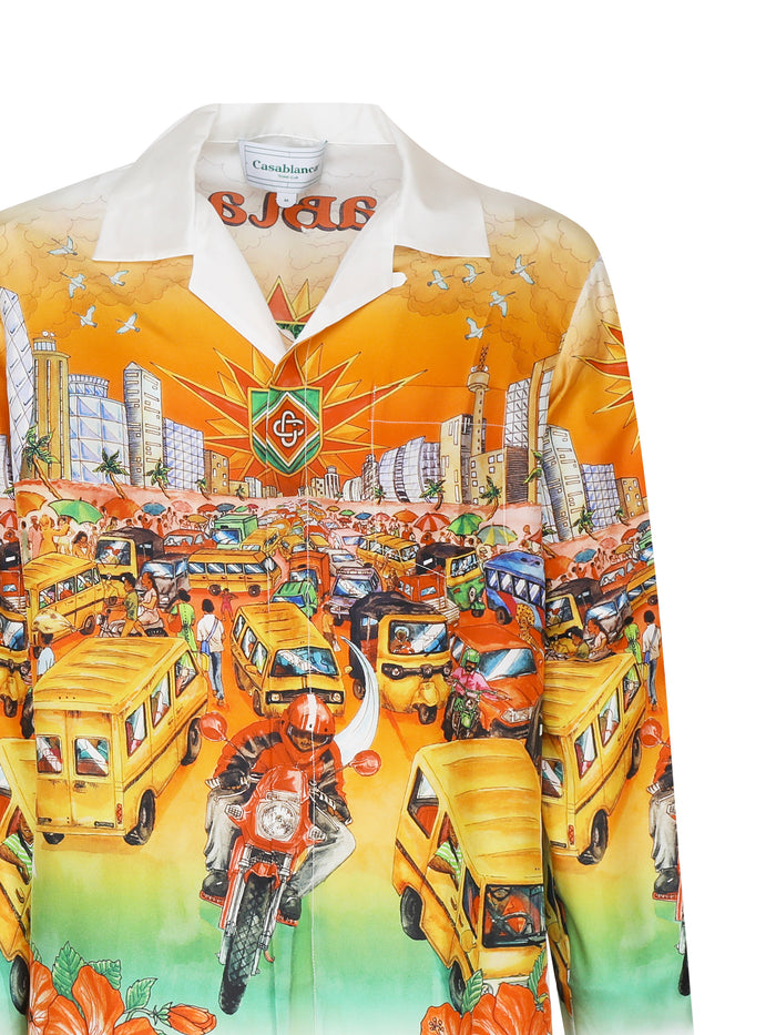Casablanca Shirts Fantasia Silk
